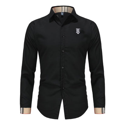 Striped Color Matching Shirt