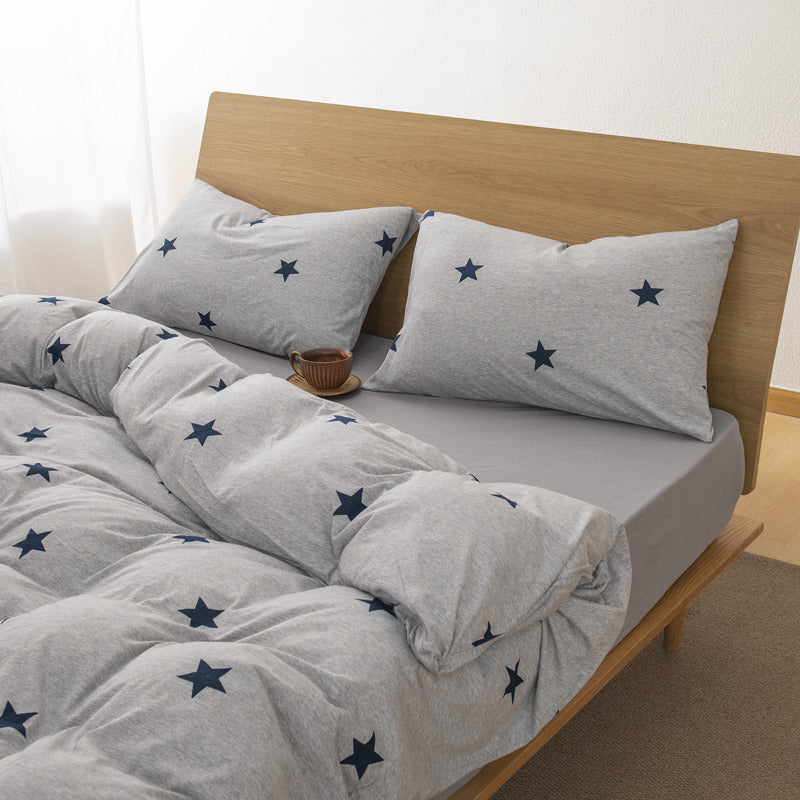 Striped Cotton Bedding Set