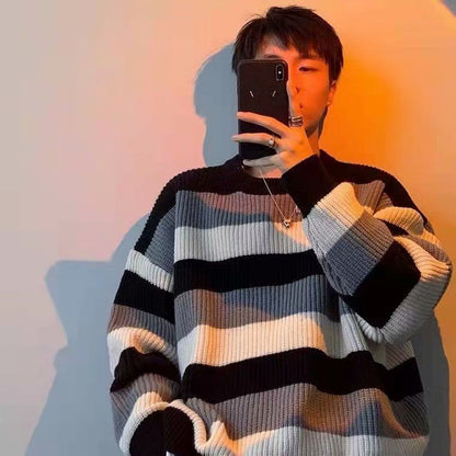 Striped Crewneck Sweater