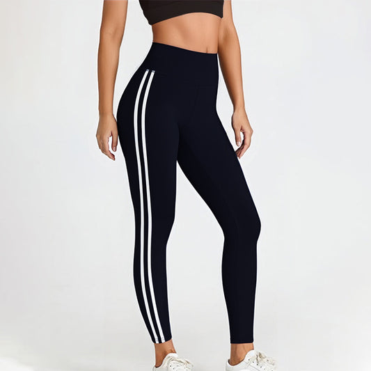 Striped fitness pants