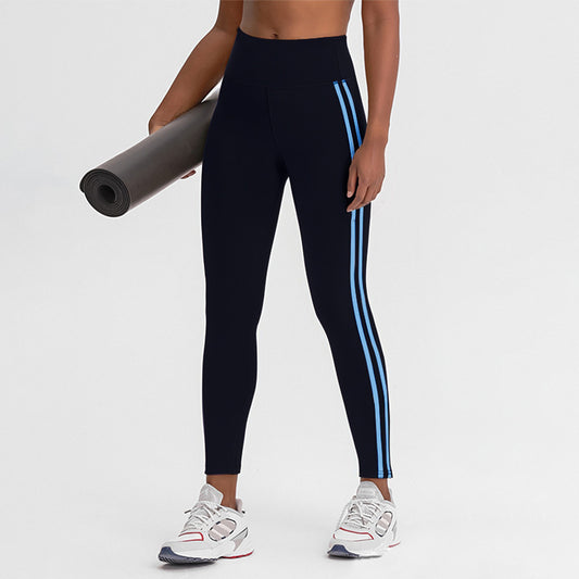 Striped fitness pants