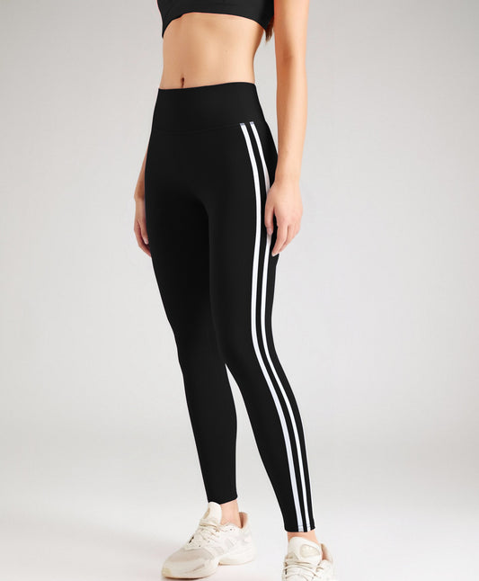 Striped fitness pants