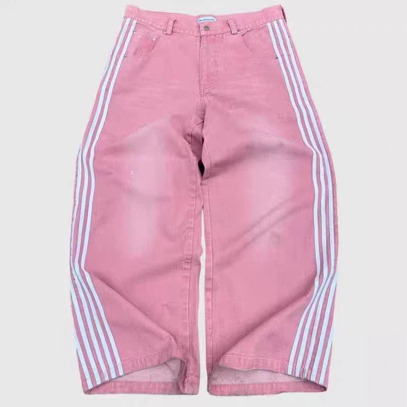 Striped jeans
