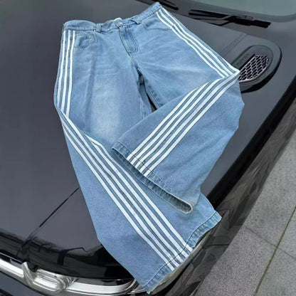 Striped jeans