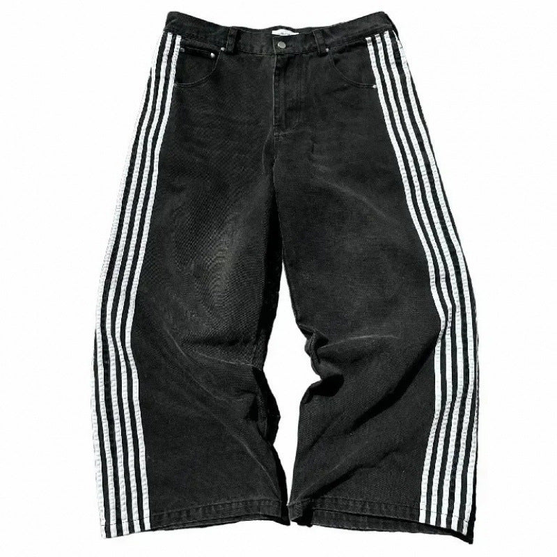 Striped jeans