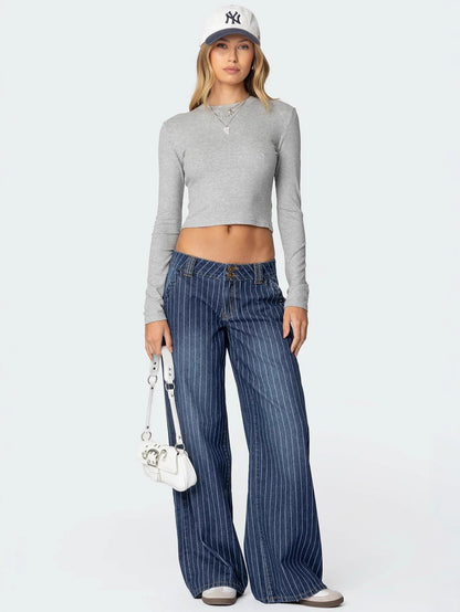 Striped Jeans