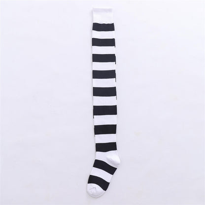Striped Knee Socks