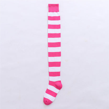Striped Knee Socks