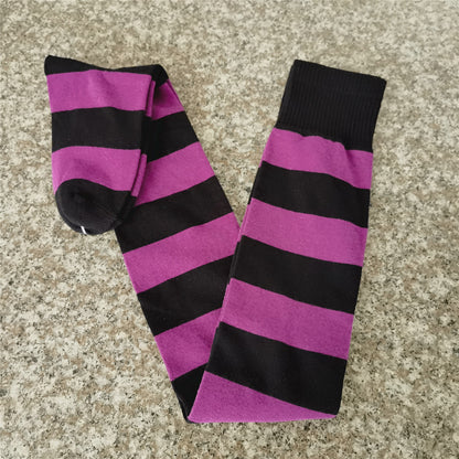 Striped Knee Socks