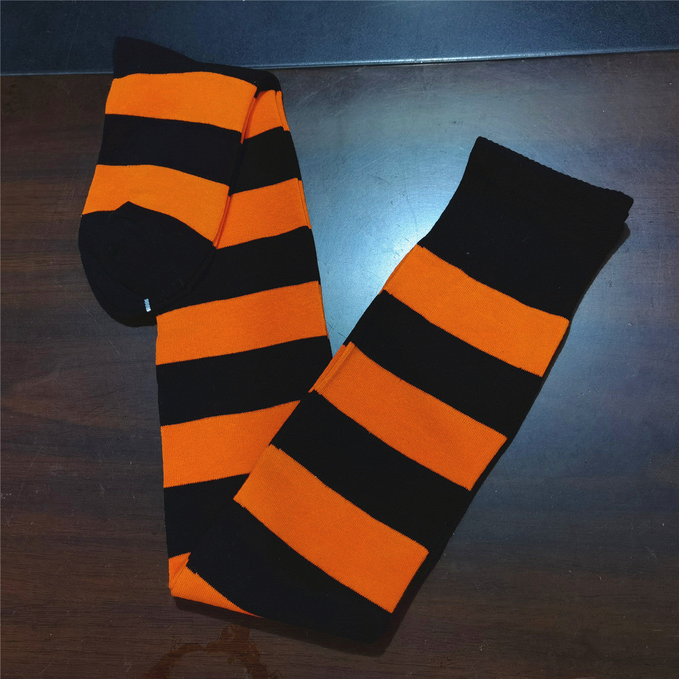 Striped Knee Socks