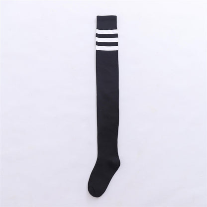 Striped Knee Socks