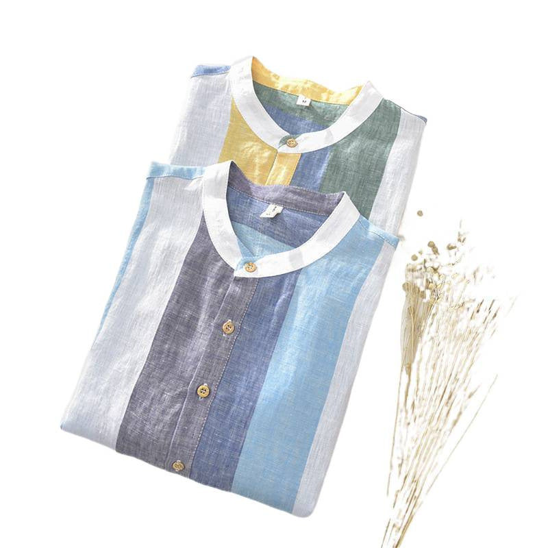 Striped linen shirt