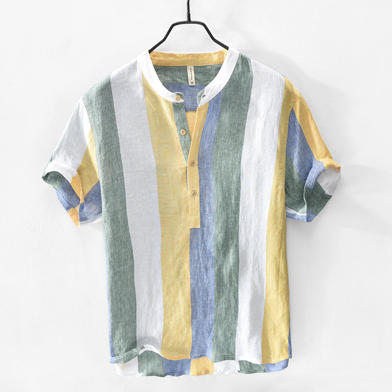 Striped linen shirt