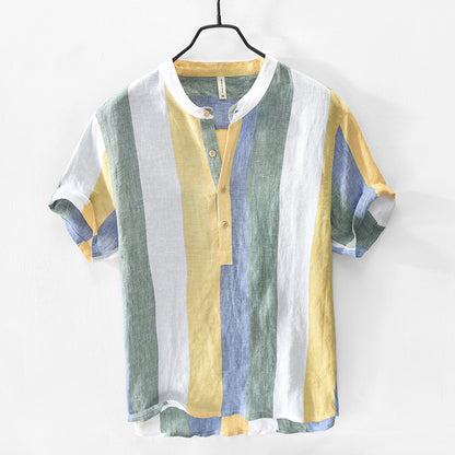 Striped linen shirt