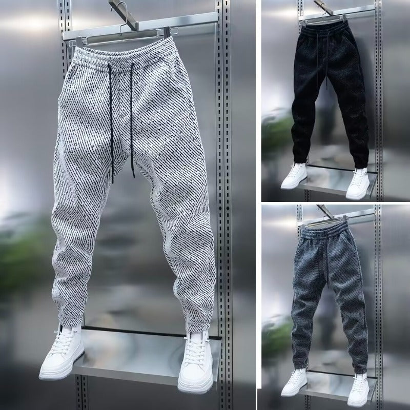 Striped Loose Fit Casual Pants