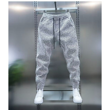 Striped Loose Fit Casual Pants