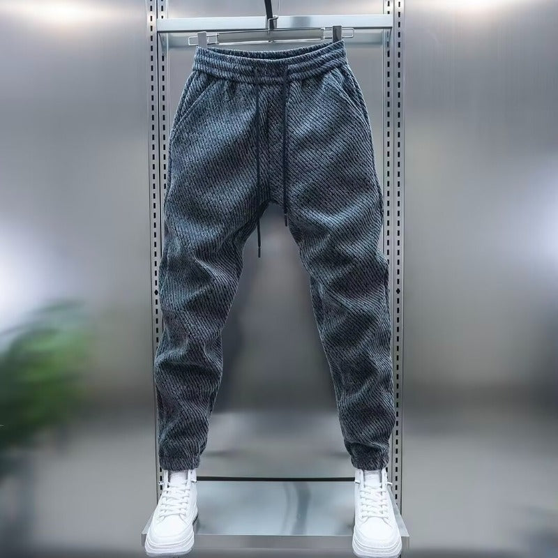 Striped Loose Fit Casual Pants