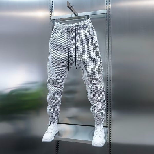 Striped Loose Fit Casual Pants
