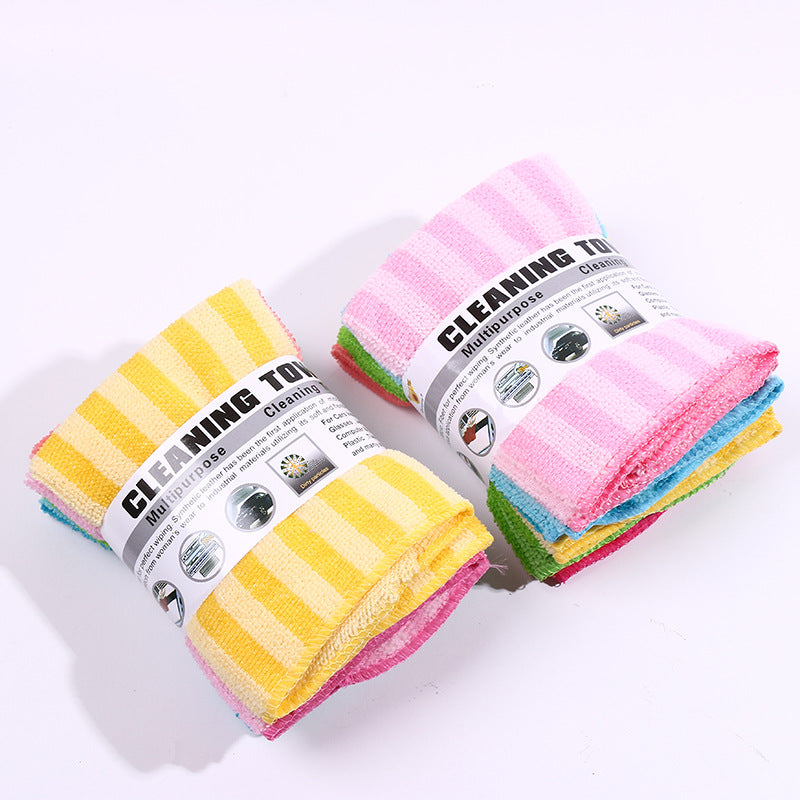 Striped Microfiber Dish Cloth