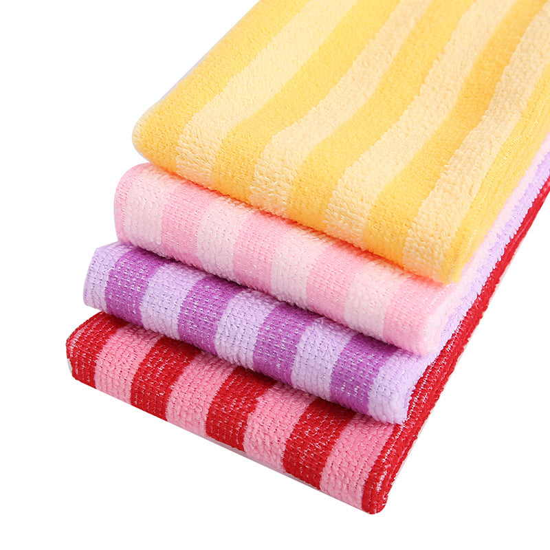 Striped Microfiber Dish Cloth
