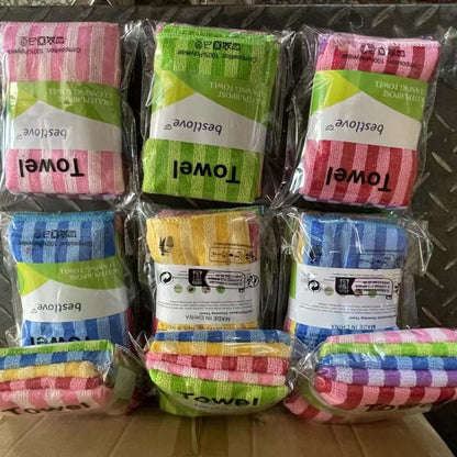 Striped Microfiber Dish Cloth