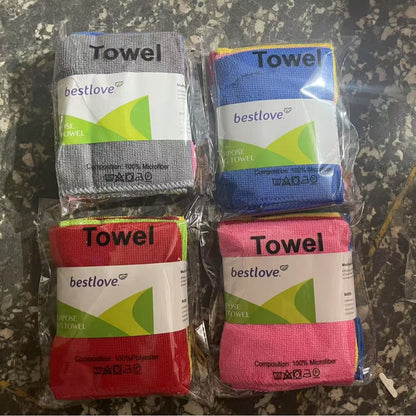 Striped Microfiber Dish Cloth