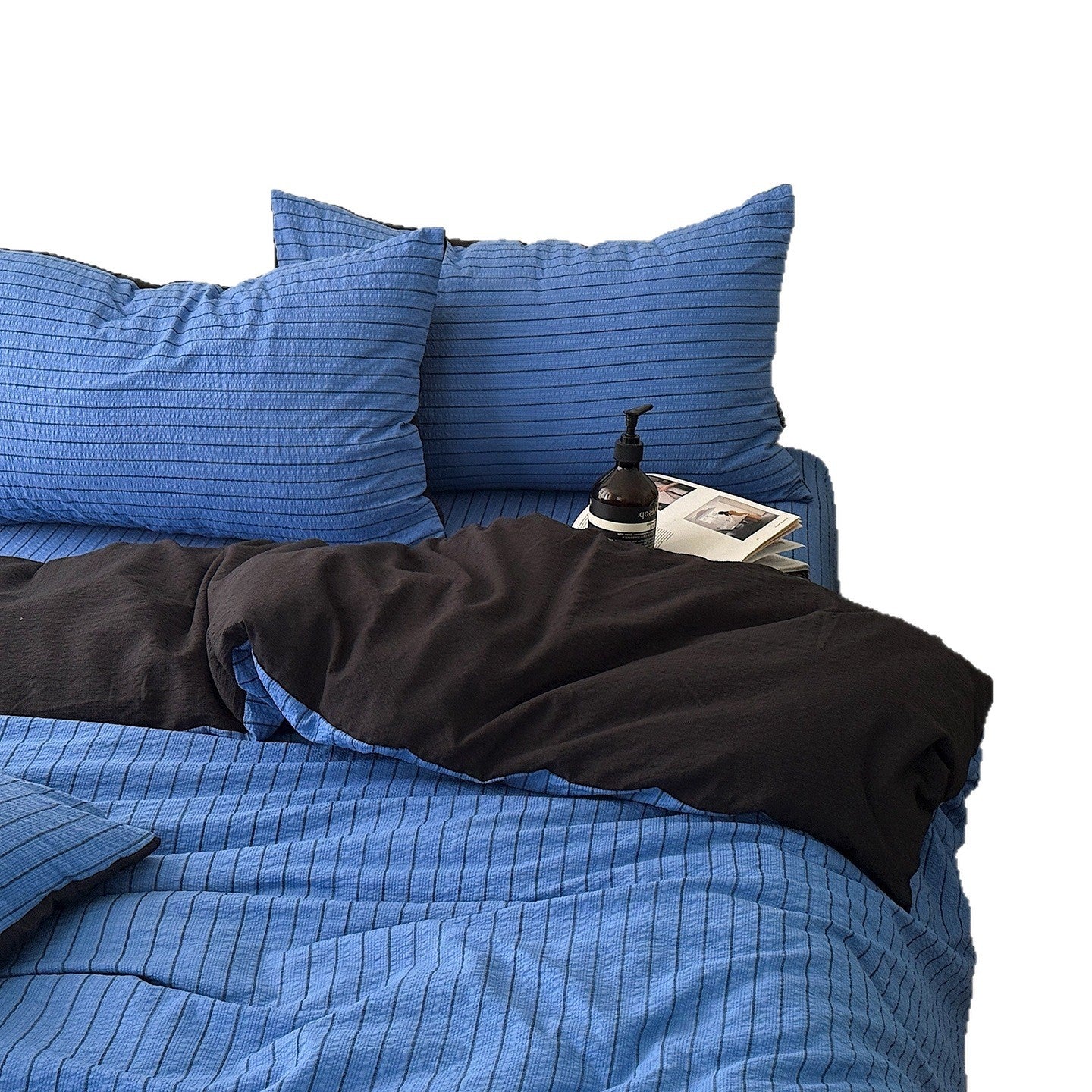 Striped Polyester Bedding Set