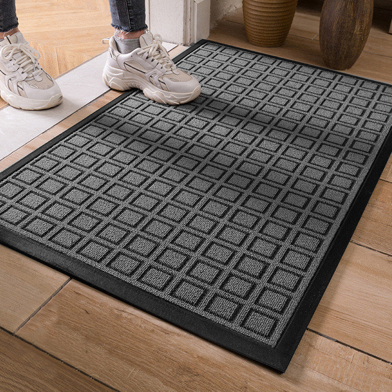 Striped Rubber Entrance Mat Anti-Slip Indoor Outdoor Doormat