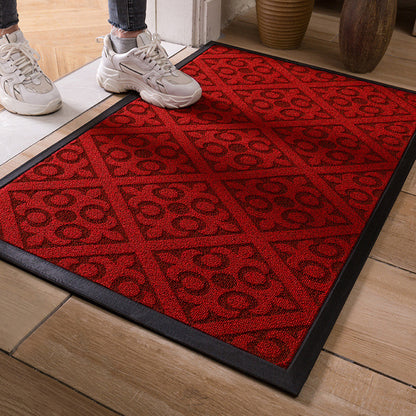 Striped Rubber Entrance Mat Anti-Slip Indoor Outdoor Doormat