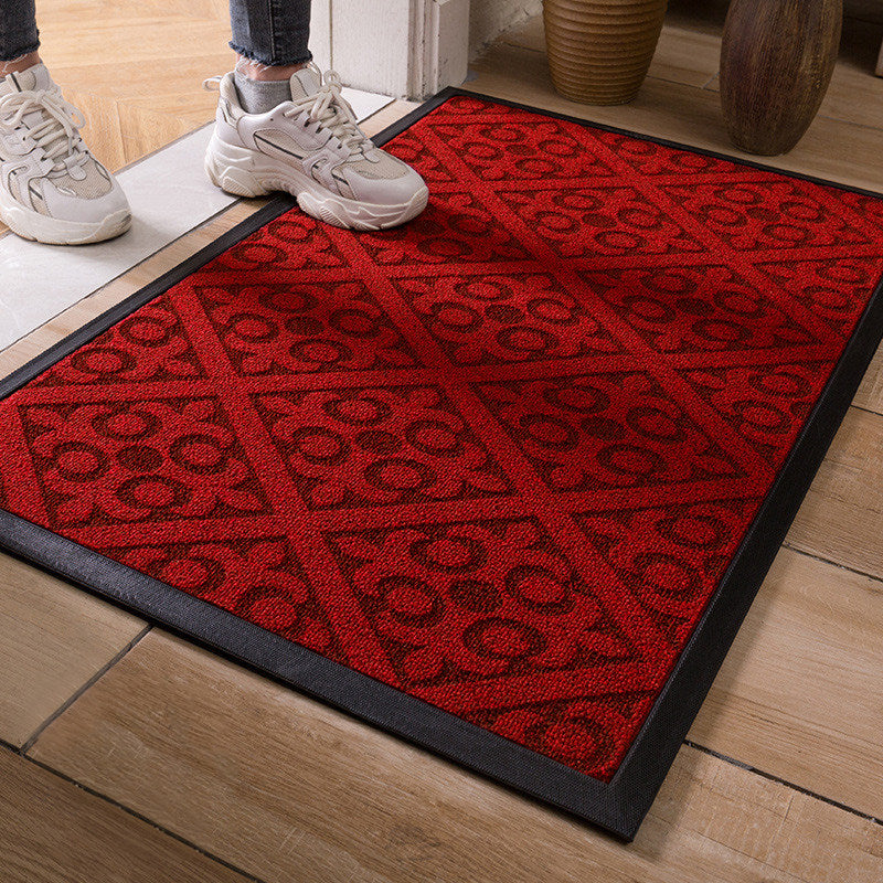 Striped Rubber Entrance Mat Anti-Slip Indoor Outdoor Doormat