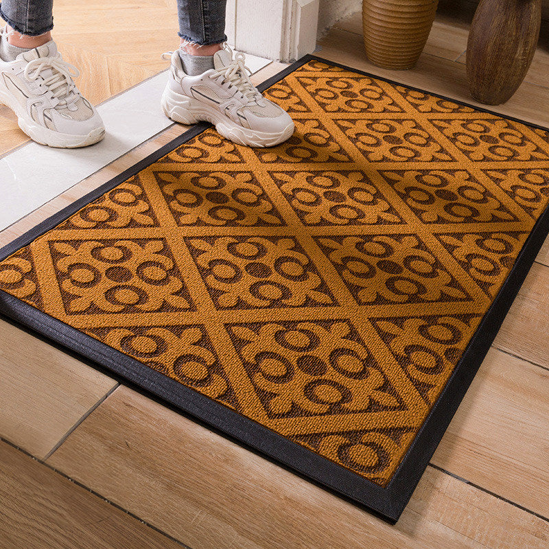 Striped Rubber Entrance Mat Anti-Slip Indoor Outdoor Doormat