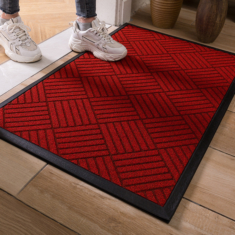 Striped Rubber Entrance Mat Anti-Slip Indoor Outdoor Doormat