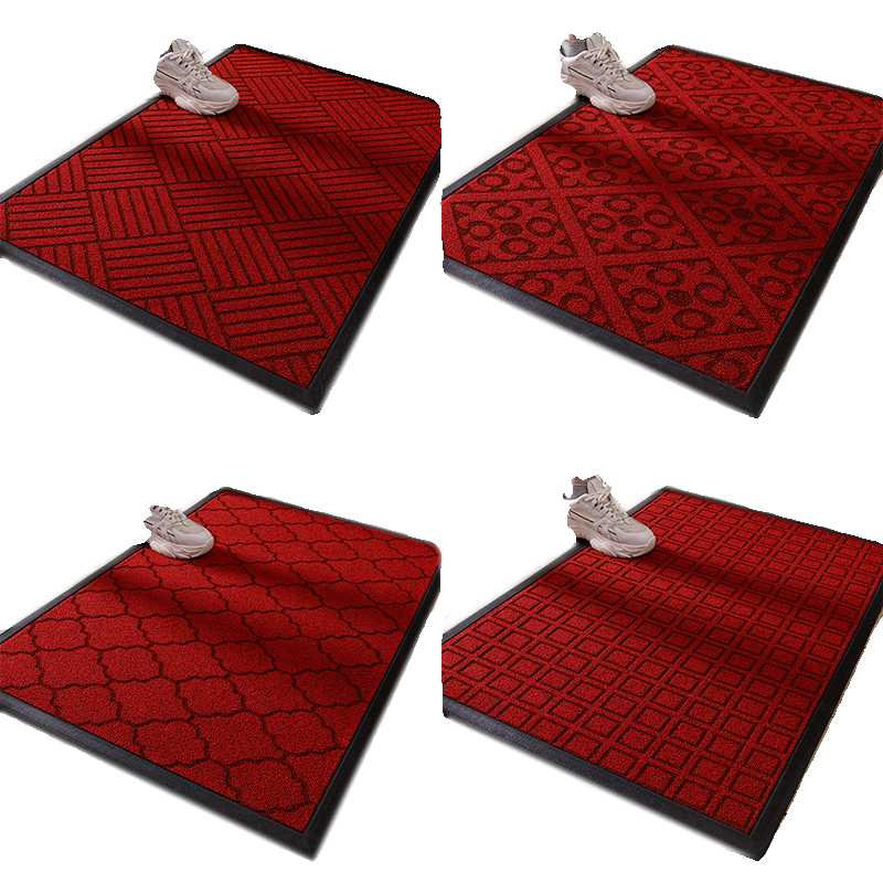 Striped Rubber Entrance Mat Anti-Slip Indoor Outdoor Doormat
