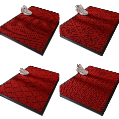 Striped Rubber Entrance Mat Anti-Slip Indoor Outdoor Doormat