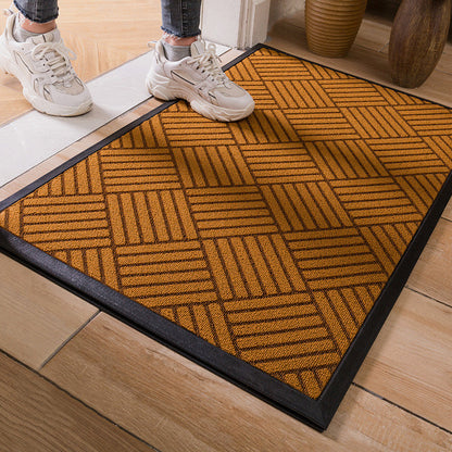 Striped Rubber Entrance Mat Anti-Slip Indoor Outdoor Doormat