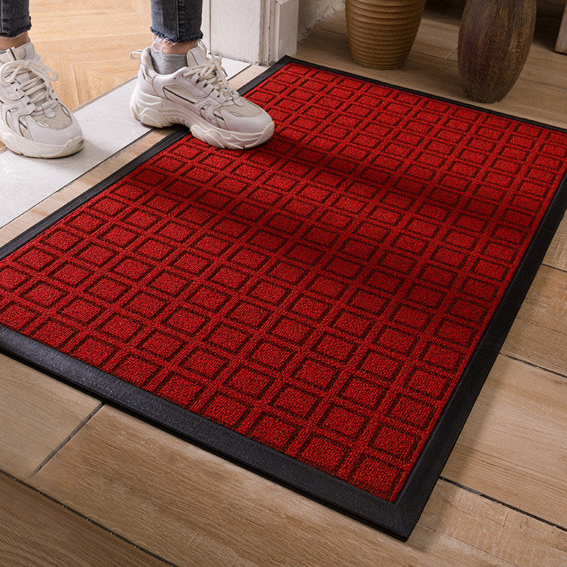 Striped Rubber Entrance Mat Anti-Slip Indoor Outdoor Doormat