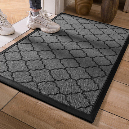 Striped Rubber Entrance Mat Anti-Slip Indoor Outdoor Doormat