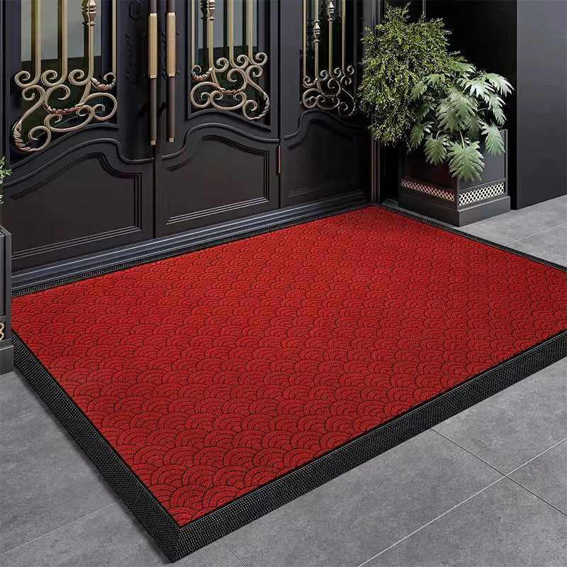 Striped Rubber Entrance Mat Anti-Slip Indoor Outdoor Doormat