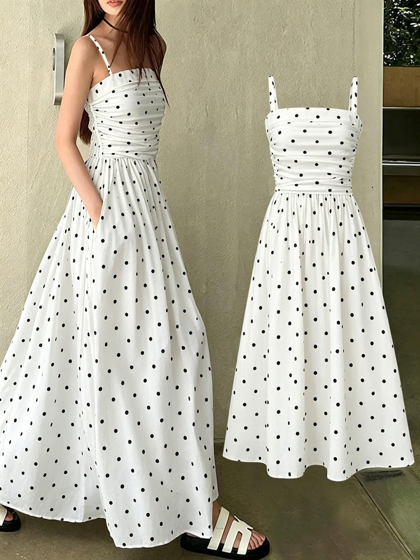 Striped Spaghetti Strap Dress for Women