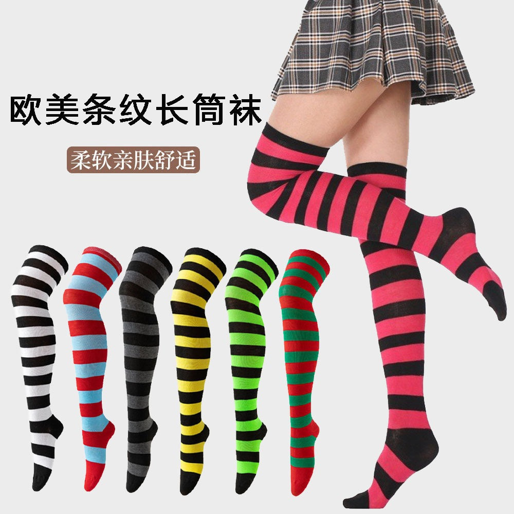 Striped stockings