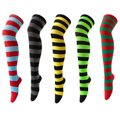 Striped stockings