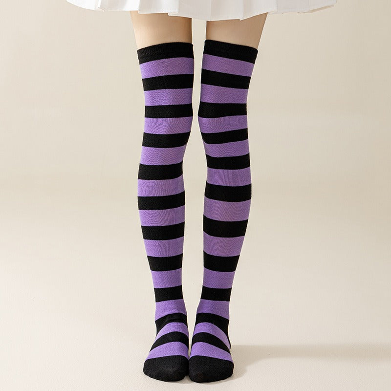 Striped stockings