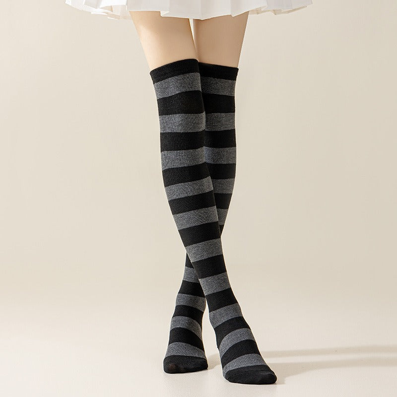 Striped stockings
