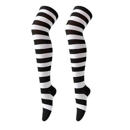 Striped stockings
