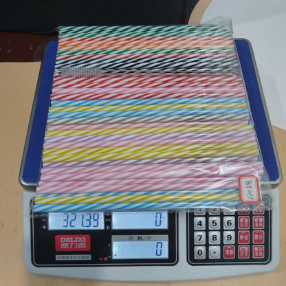 Striped Straws Are Reusable and Suitable for Drinking