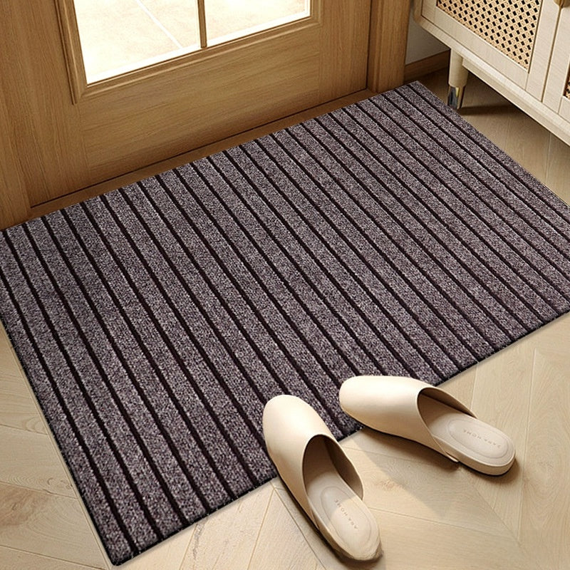 Striped Water-Absorbent Non-Slip Floor Mat