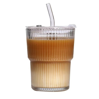 Striped water cup