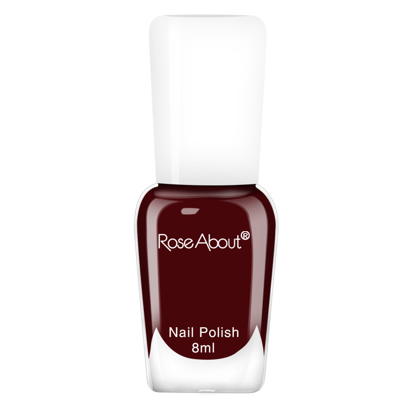 Strippable water-based nail polish