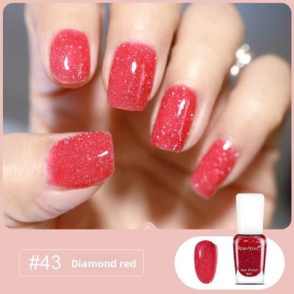 Strippable water-based nail polish