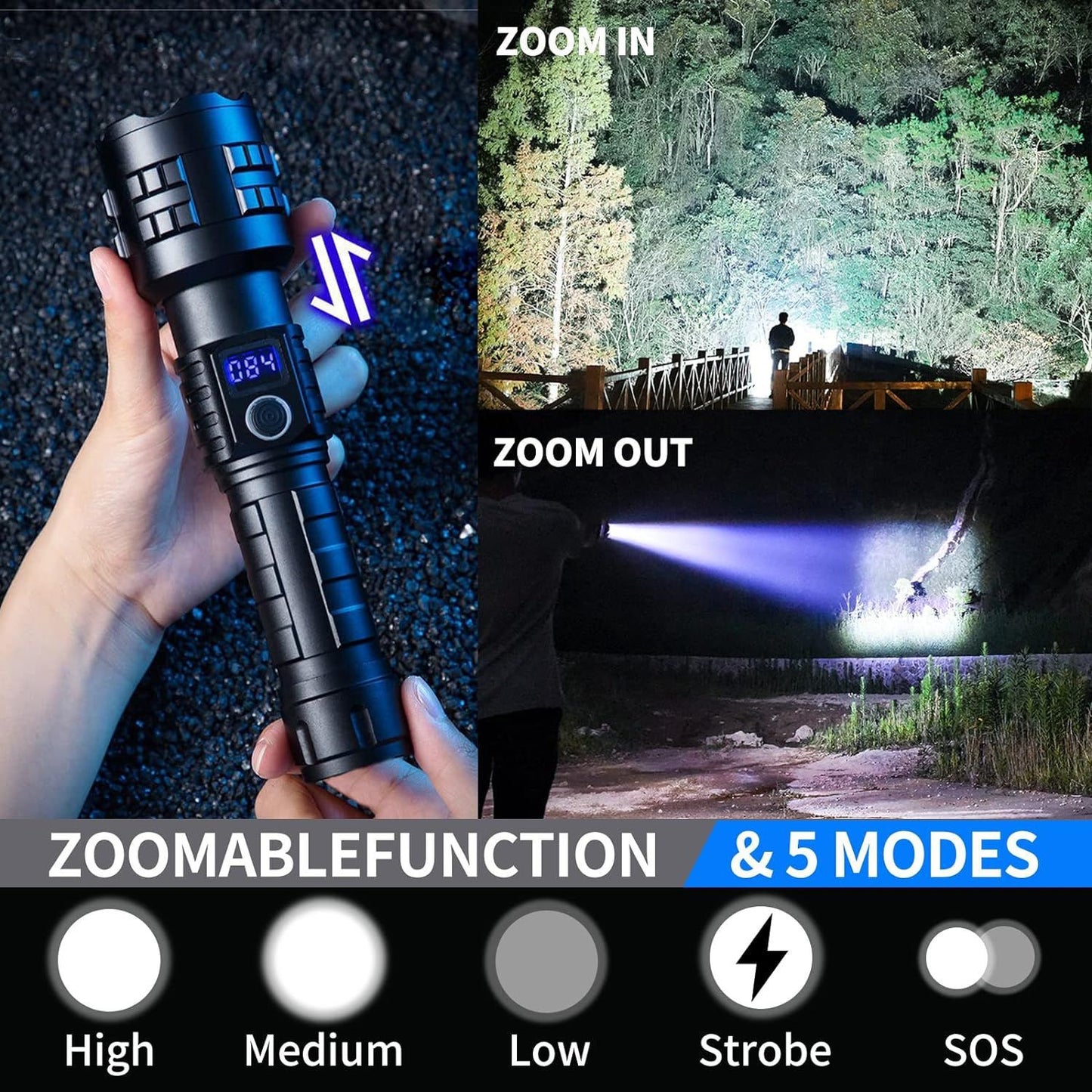 Strong flashlight